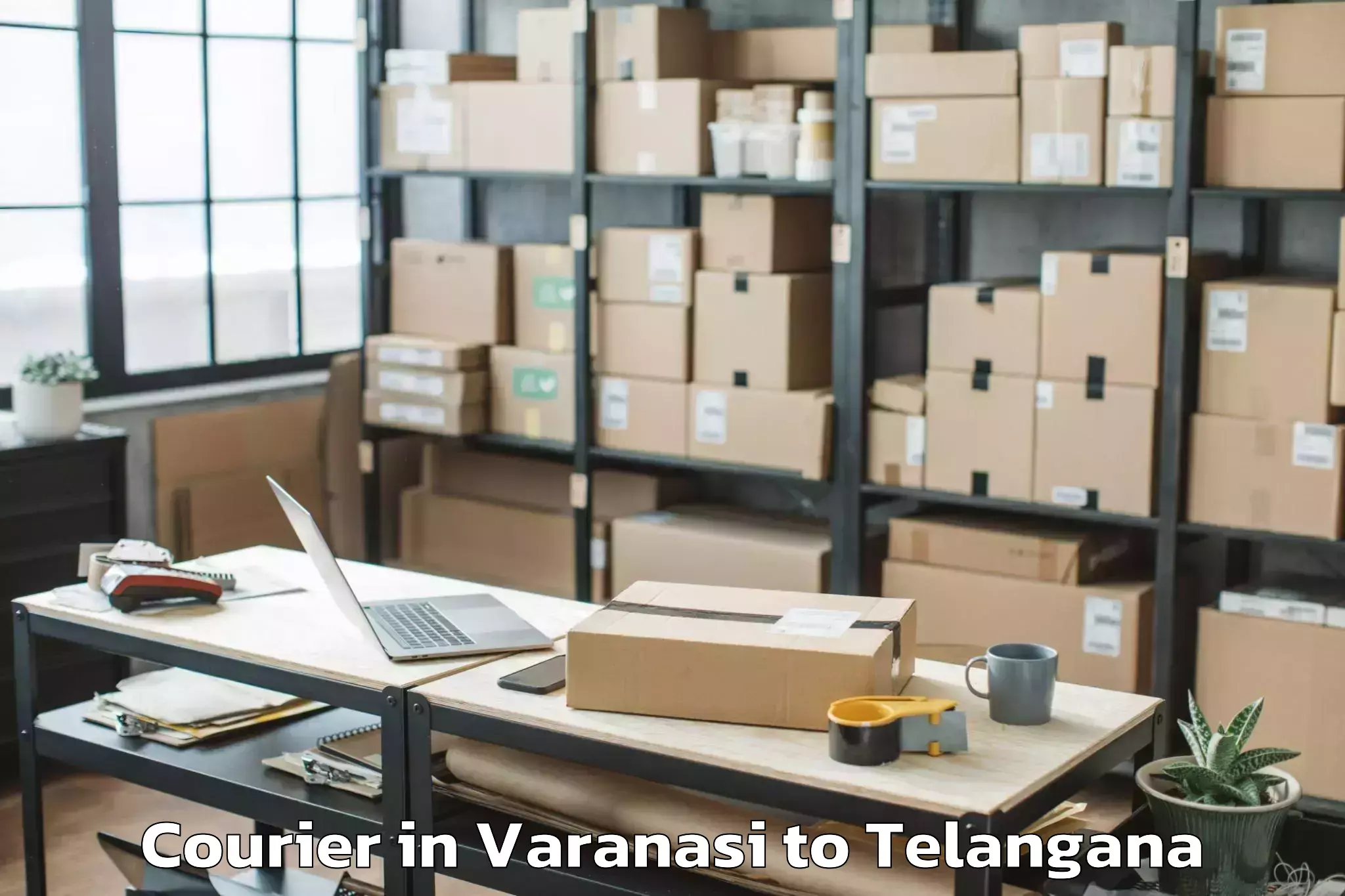 Easy Varanasi to Mutharam Manthani Courier Booking